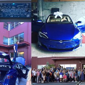 Gravity Payments 員工送給老闆價值七萬美元的 Tesla 當作禮物!! Gravity Payments 員工送給老闆價值七萬美元的 Tesla 當作禮物!!