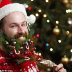 男士們！還在為聖誕派對的dress code懊惱嗎？鬍子裝飾讓你成為全場焦點！
