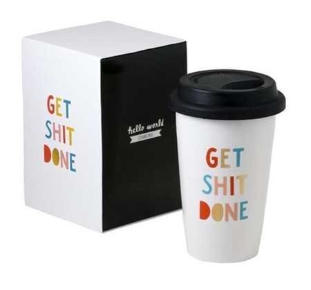 Get Shit Done Ceramic Cup