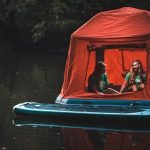 露营新概念：漂浮帐篷  廉价版的水上屋！