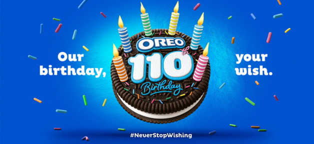 喜迎110岁诞辰，限量版巧克力彩糖蛋糕 Oreo 全美上线