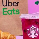 让爱情加分 ❤️  2月14日通过 Uber Eats 购买 Starbucks 产品有半价优惠