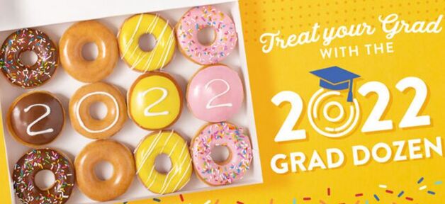 Krispy Kreme 将推出毕业生甜甜圈  5月25日2022届毕业生还能享一打免费 Senior Day 甜甜圈