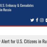 美警告在俄美国公民恐被征召 呼吁尽快离开