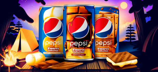 Pepsi 推出以烤棉花糖为灵感的限量版 S’mores 系列饮料
