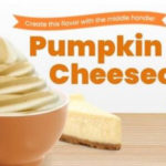 Yogurtland 秋季新口味,  Pumpkin Pie Cheesecake Swirl 南瓜派芝士蛋糕旋冰淇淋和线上专享 Dirt Cup 脏脏杯