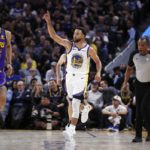NBA 开幕日 Curry 33分7助攻 Warriors 开季首战轻取 Lakers