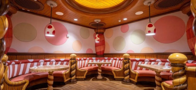 【 新店抢先看 】环球影城 Super Nintendo World 开业在即  Toadstool Cafe 蘑菇餐厅抢先看（上 餐厅篇）