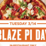 3月14日 Pi Day 美国各连锁餐厅 Pizza 折扣汇总