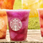 Starbucks 推出新品 frozen lemonade drinks 果汁柠檬冻饮系列