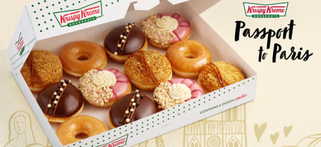 迎接2024奥运会，Krispy Kreme 甜甜圈新款巴黎风~