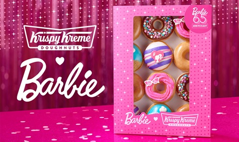 Krispy Kreme 推出「梦幻粉」甜甜圈系列!!🍩