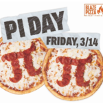 Happy Pi Day（圆周率 π 日）今日Pizza 推出优惠折扣🤩