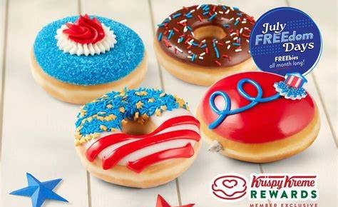 享有免費甜甜圈🍩Krispy Kreme 慶祝美國獨立日推出全新系列