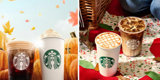 星巴克推出南瓜香料拿鐵（PSL）秋季新品上市🎃