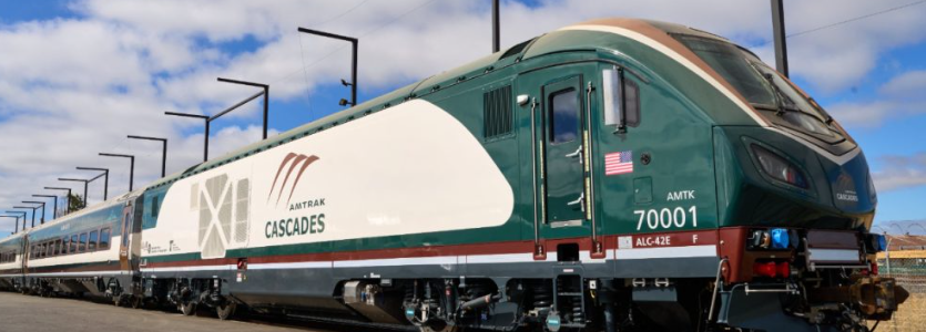 搶先看🚆全新 Airo 列車將於 2026 年加入 Amtrak Cascades 車隊