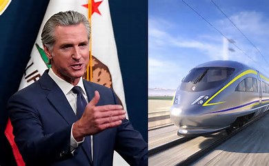 加州州長簽署法案為州的高速鐵路項目制定資金計劃🚄
