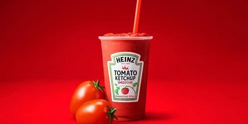 🍅Smoothie King 與 Heinz 聯名推出「首款」番茄醬冰沙 ?!